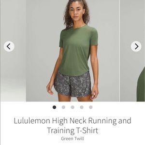 NWT high neck run and train tee size 6